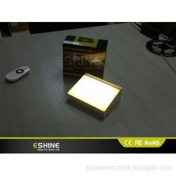 Dimmable Remote Control Solar Lights Two White Color for Co